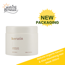 Load image into Gallery viewer, Naturia Keratin & Aloe Nourishing Hair Mask 300ml