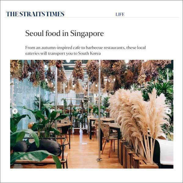 Straits Times: Seoul food in Singapore