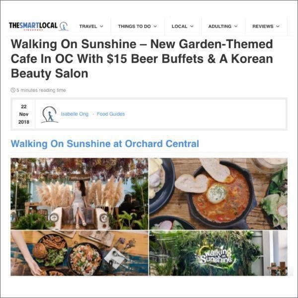 The Smart Local: Walking On Sunshine – New Garden-Themed Cafe In OC With $15 Beer Buffets & A Korean Beauty Salon